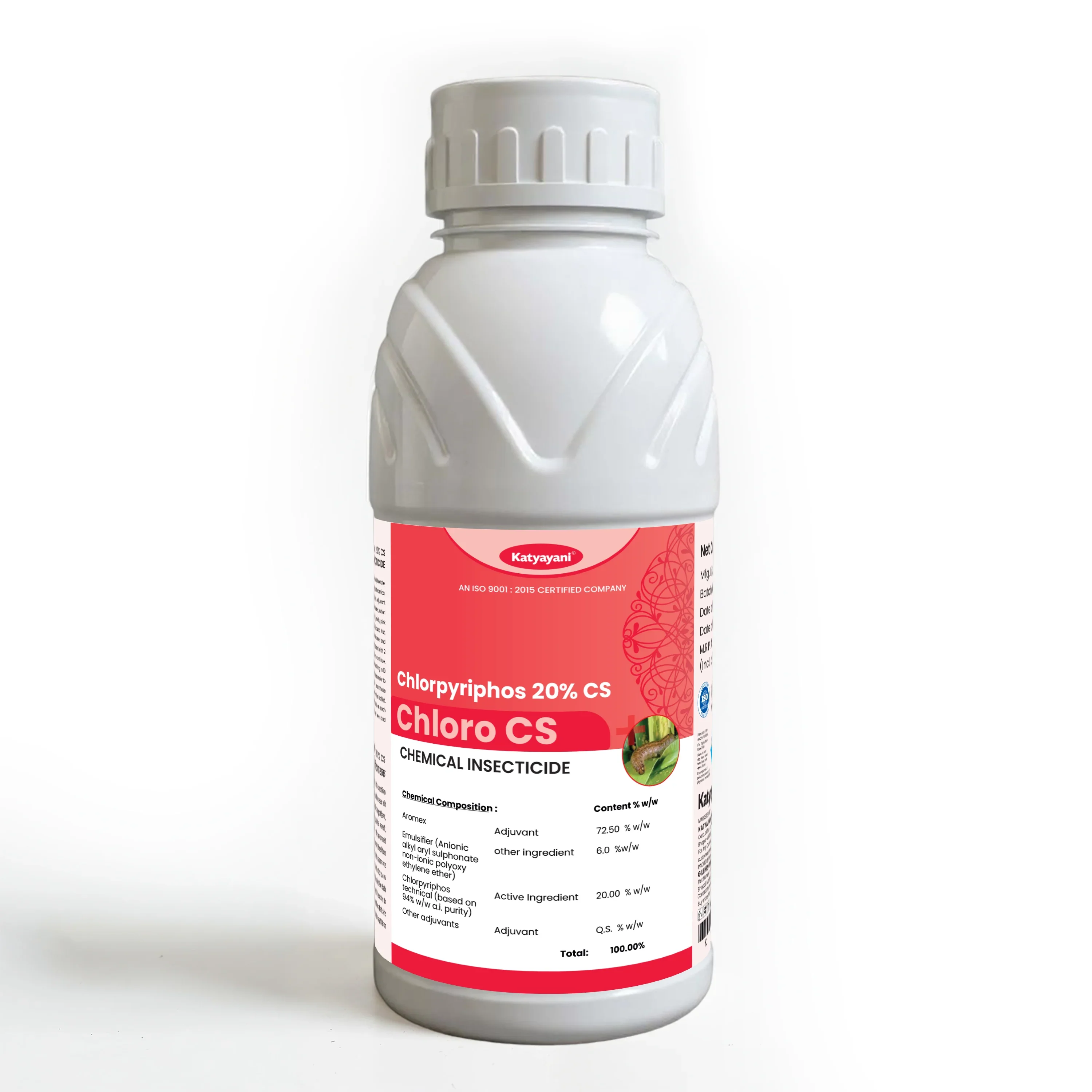 Katyayani Chloro CS | Chloropyriphos 20 % CS | Chemical insecticide