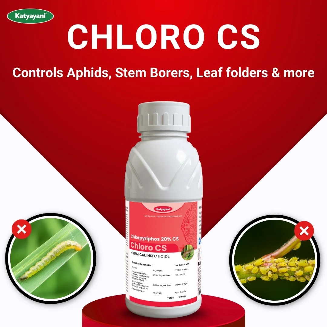 Katyayani Chloro CS | Chloropyriphos 20 % CS | Chemical insecticide - Image 2