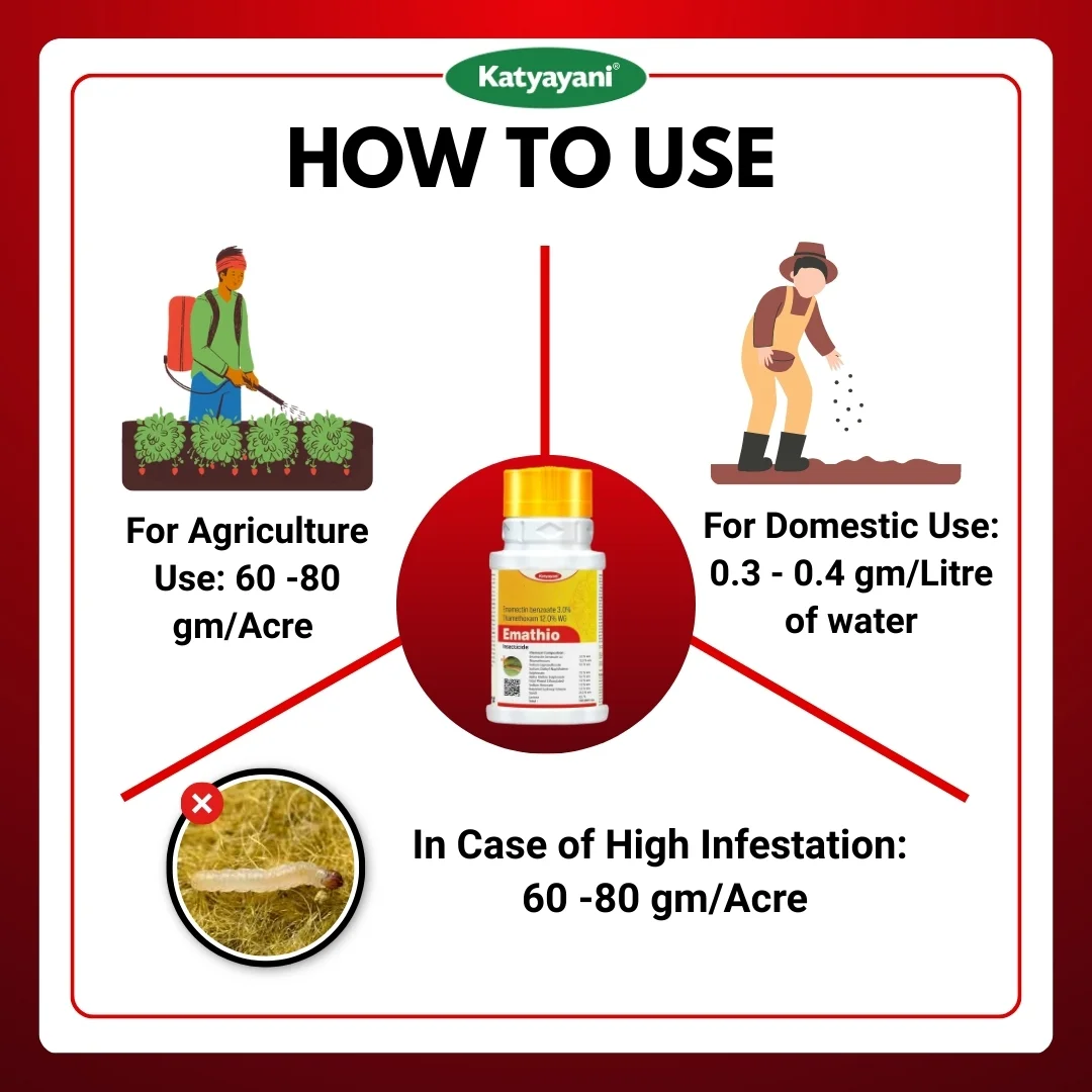 KATYAYANI EMATHIO | EMAMECTIN BENZOATE 3% + THIAMETHOXAM 12% WG | CHEMICAL INSECTICIDE - Image 5