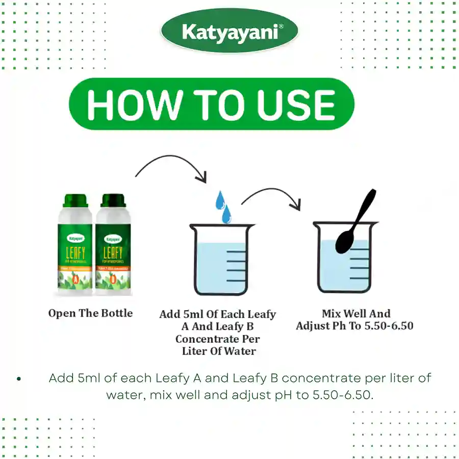 Katyayani  Hydroponic Nutrients LEAFY - 400 - Image 9