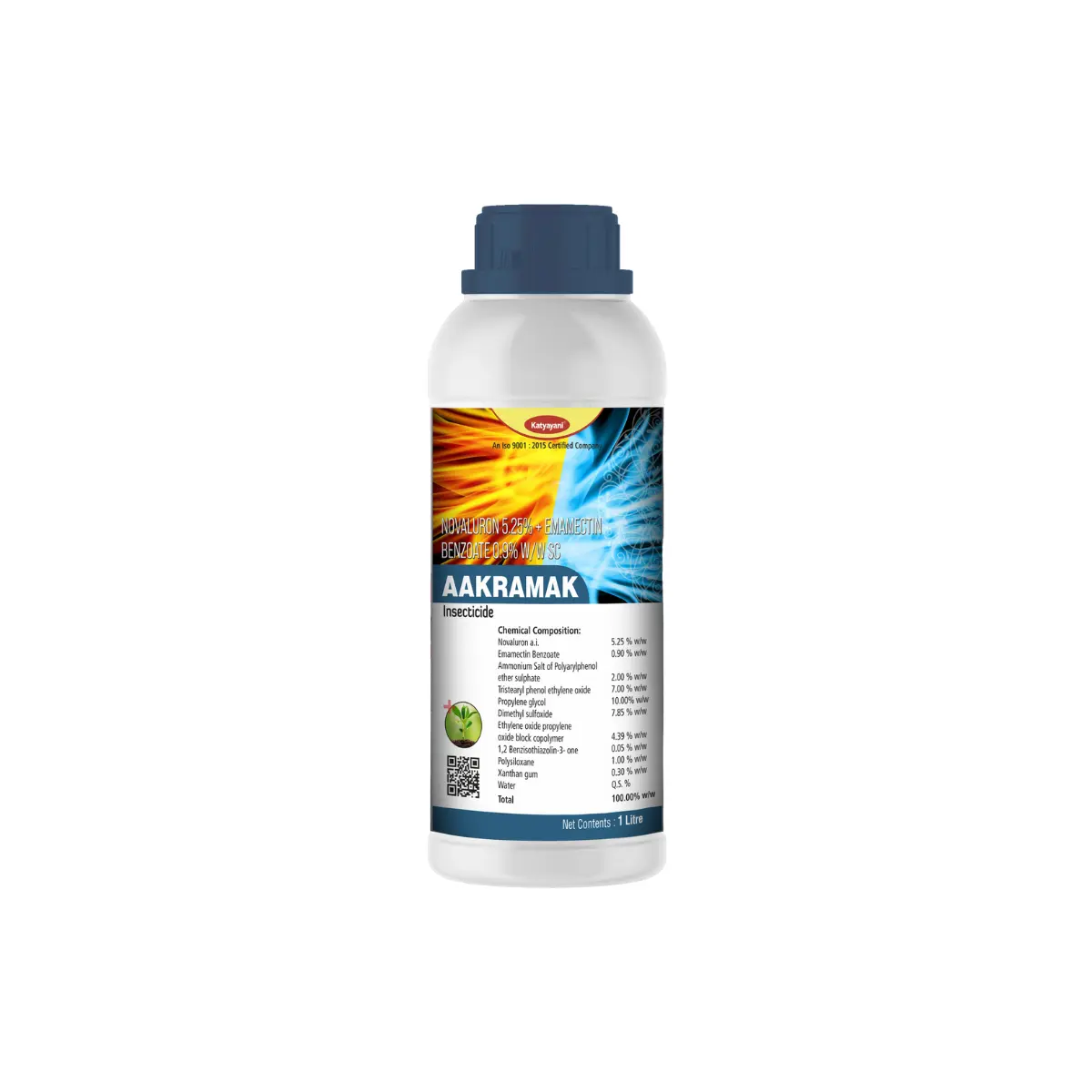 Katyayani Aakramak (Novaluron 5.25% + Emamectin benzonate 0.9 % W/W SC) Chemical Insecticide
