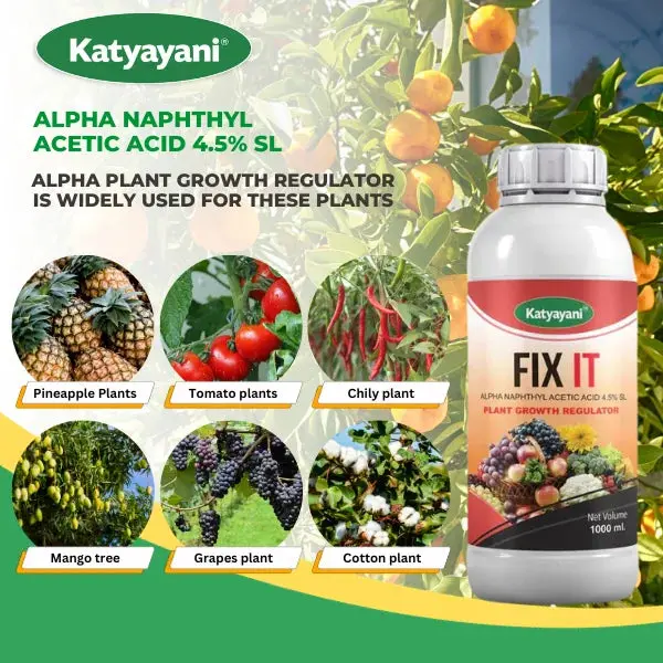 Katyayani FIX IT | Alpha Naphthyl Acetic Acid 4.5 % SL | Plant Growth Regulator - Image 3