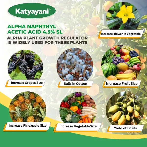 Katyayani FIX IT | Alpha Naphthyl Acetic Acid 4.5 % SL | Plant Growth Regulator - Image 4