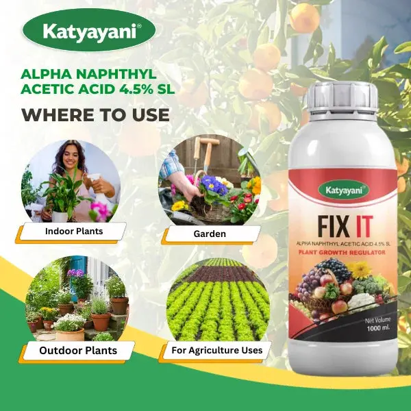 Katyayani FIX IT | Alpha Naphthyl Acetic Acid 4.5 % SL | Plant Growth Regulator - Image 5
