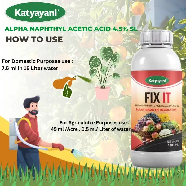 Katyayani FIX IT | Alpha Naphthyl Acetic Acid 4.5 % SL | Plant Growth Regulator - Image 6