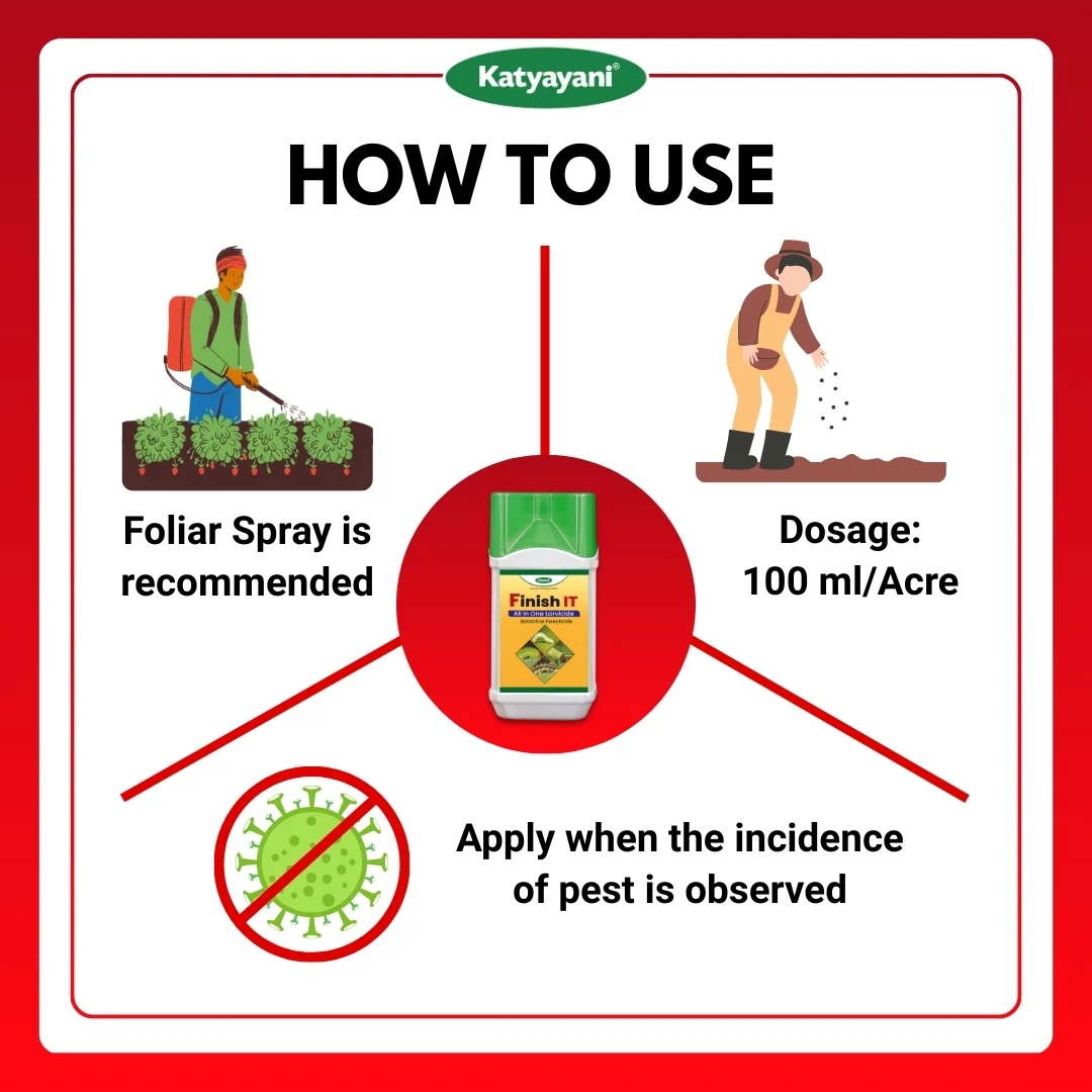 KATYAYANI FINISH IT | ALL IN ONE LARVICIDE | ORGANIC INSECTICIDE - Image 5