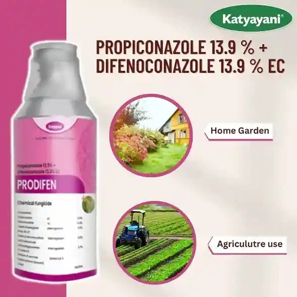 Katyayani Prodifen | Propiconazole 13.9 % + Difenoconazole 13.9 % EC | Chemical Fungicide - Image 3