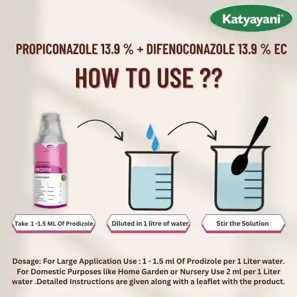 Katyayani Prodifen | Propiconazole 13.9 % + Difenoconazole 13.9 % EC | Chemical Fungicide - Image 6