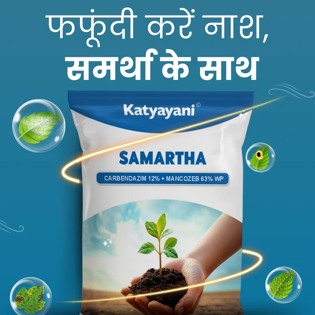 Katyayani Samartha | Carbendazim 12% + Mancozeb 63% WP | Chemical Fungicide - Image 2